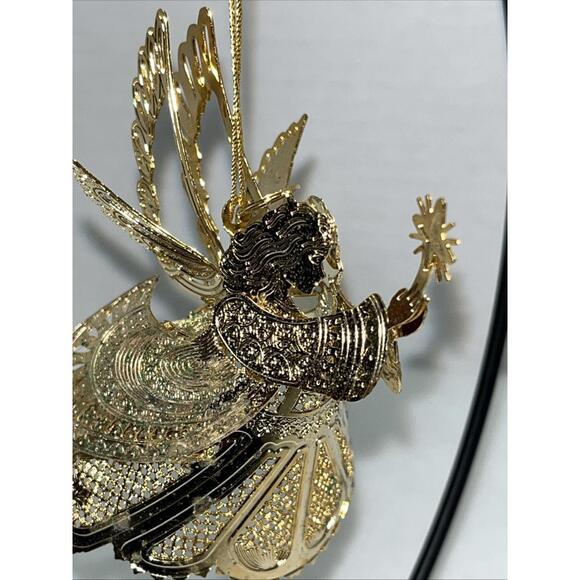 Baldwin 3D Angel With Star Gold Tone In Box - Picture 5 of 6